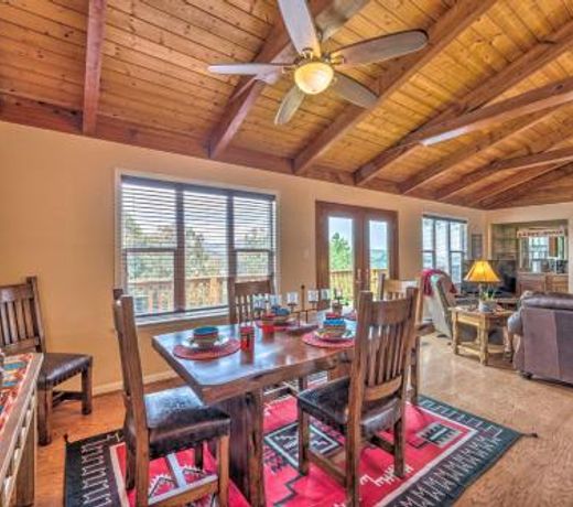 Ruidoso Area Retreat with Stunning View and Sauna
