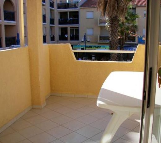 Appartement de 2 chambres a Sainte Marie la Mer a 30 m de la plage avec terrasse amenagee