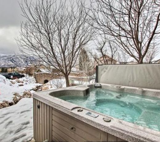 Luxe Powder Mtn Oasis with Hot Tub and Game Room!