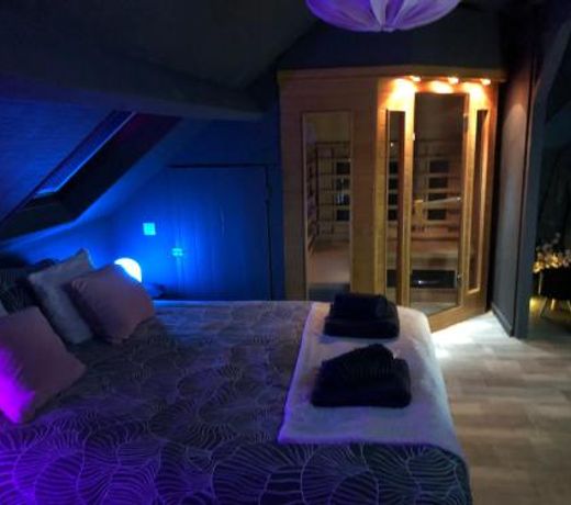 PAUSE NATURE Chambre avec SPA, SAUNA, HAMMAM SHOWER et STREAMING