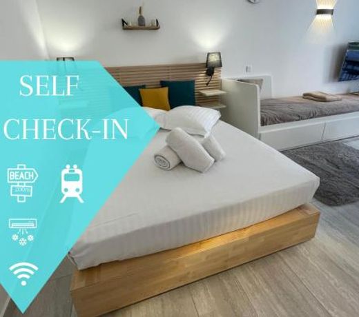 Chaleureux studio, 200m de la plage, parking, wifi