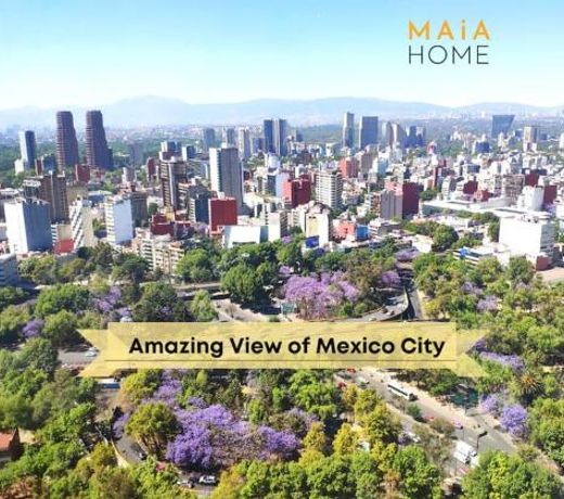 Emilia MaiaHome-2BD Amazing view in Polanco -Pool Gym SPA