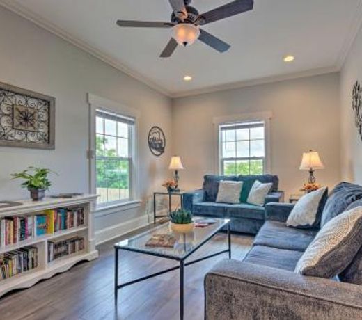 Airy Apartment with Deck - Walk to Main Street!