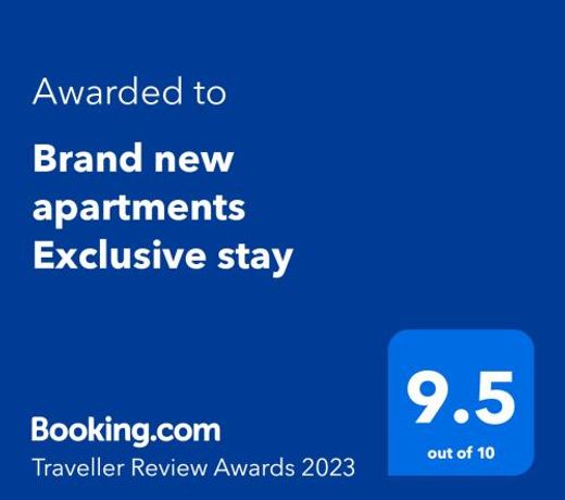 Brand new apartments Exclusive stay