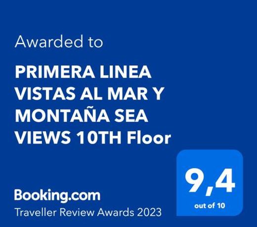 PRIMERA LINEA VISTAS AL MAR Y MONTAÃA SEA VIEWS 10TH Floor
