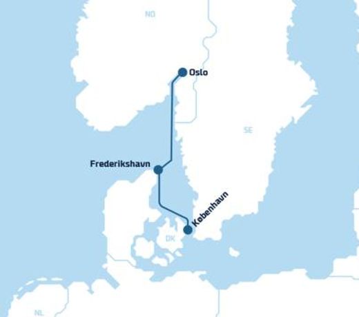 DFDS Ferry - Oslo to Frederikshavn