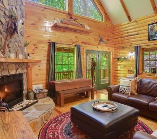 Tree Top Lodge - Gorgeous Lake Cabin with Hot Tub & Magnificent Views of Forests and Mountains! cabin