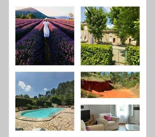 superbe appartement en residence avec piscine dans le Luberon au pied du colorado provencal