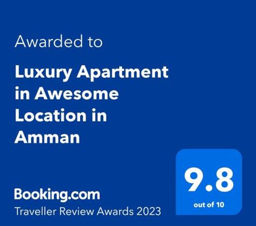 Luxury Apartment in Awesome Location in Amman