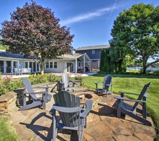 Lakefront Benton Harbor Home with Private Dock!