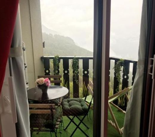 Studio a Praloup a 200 m des pistes avec terrasse amenagee