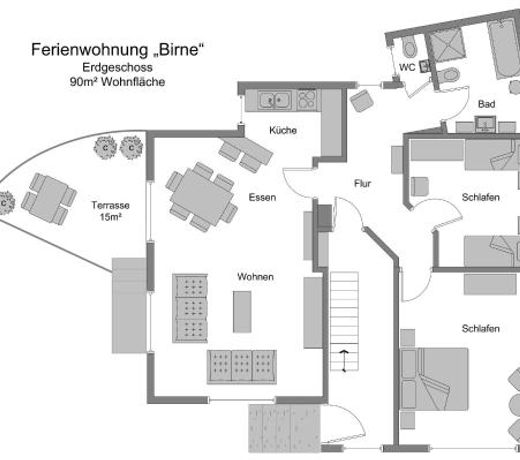 OBSTHAUS Ferienwohnung Birne