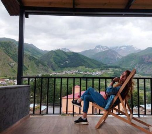 Best view Kazbegi