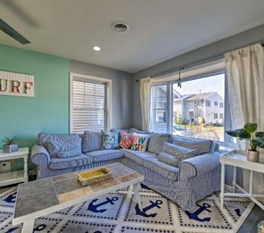 The 1818 Home with Porch and Grill - 1 Mi to Beach!
