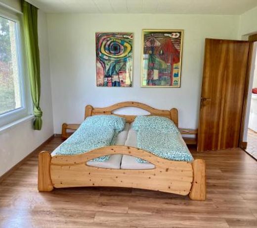 Ferienhaus am Traunsee mit Bergsicht