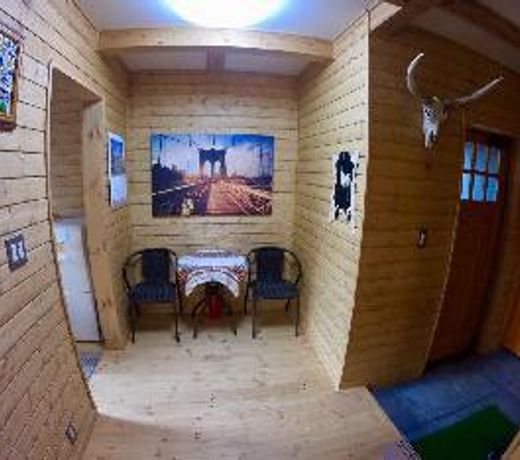 Newlydeveloped log house