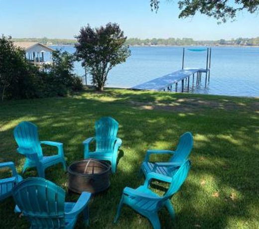 Cozy Cedar Creek Lakefront Home with Dock and Fire Pit