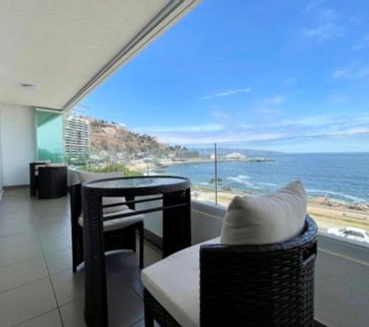 Apartamento en Playa Reñaca Villa del Mar Chile con vista al mar
