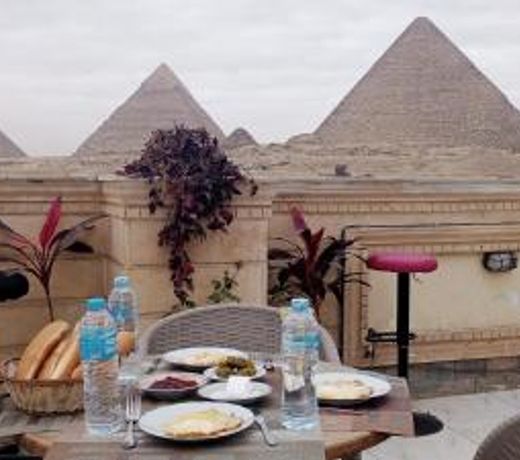 Zeina pyramids view