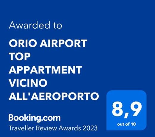 ORIO AIRPORT TOP APPARTMENT VICINO ALL'AEROPORTO