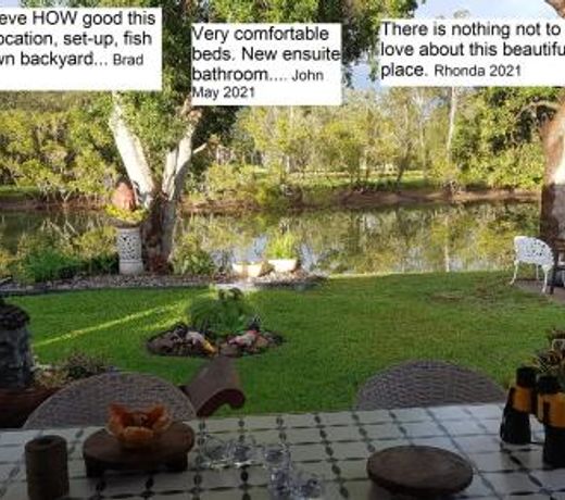 Januce - delightful river front house in Urunga