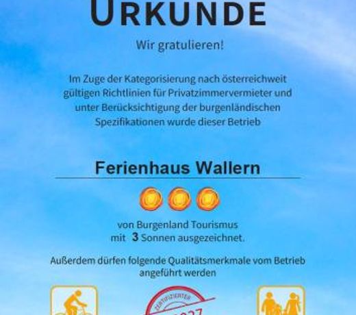 Ferienhaus Wallern im Burgenland