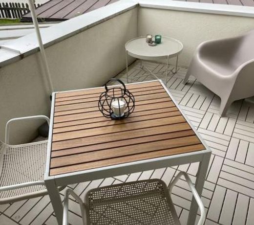 Zimmer mit kleiner Dachterrasse / App. WALD byTILLY