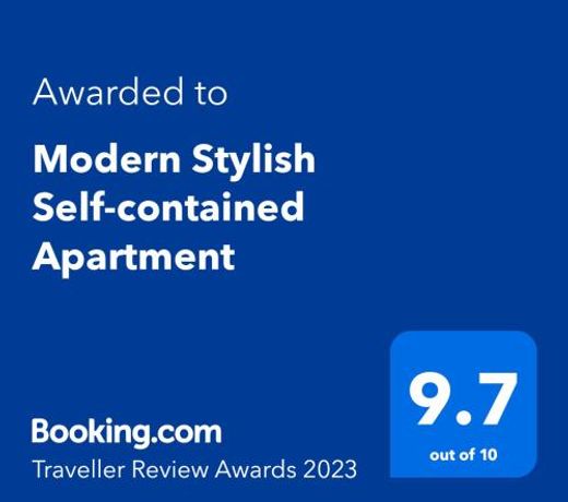 Modern Stylish Self-contained Apartment