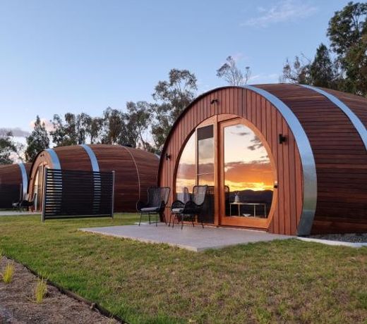 Barrel View Luxury Cabins - Tempranillo Barrel