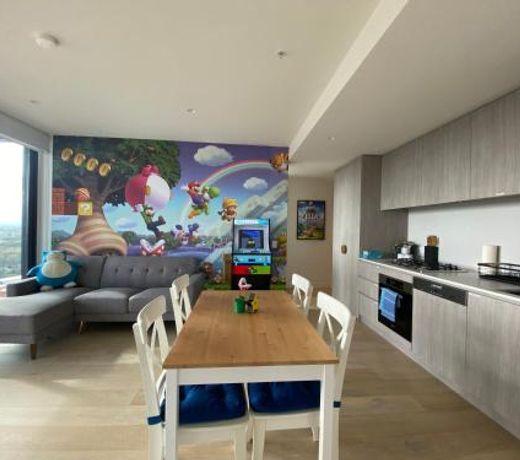 Nintendo Theme-Adelaide CBD-King Bed-Spa-Gym-BBQ