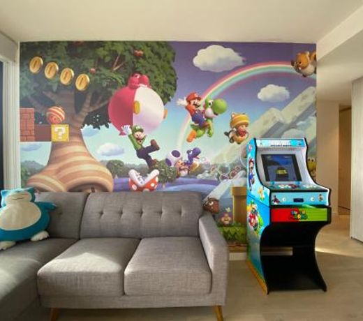 Nintendo Theme-Adelaide CBD-King Bed-Spa-Gym-BBQ