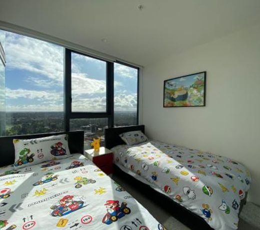 Nintendo Theme-Adelaide CBD-King Bed-Spa-Gym-BBQ