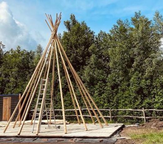 Tipi Marie Glamping in style met hottub