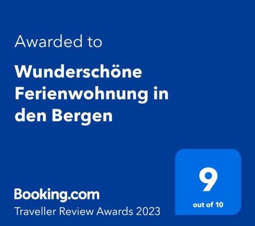 WunderschÃ¶ne Ferienwohnung in den Bergen