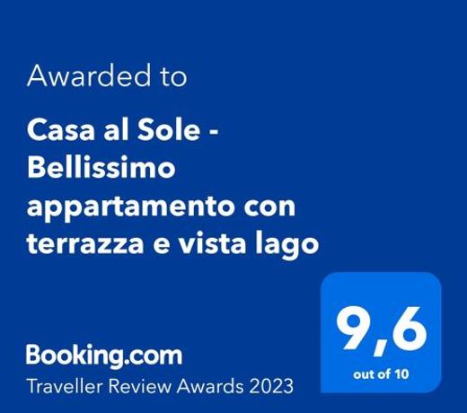 Casa al Sole - Bellissimo appartamento con terrazza e vista lago