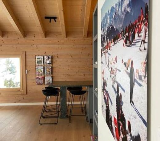 Ski in out Swiss Alps Chalet Charelle by Jolidi