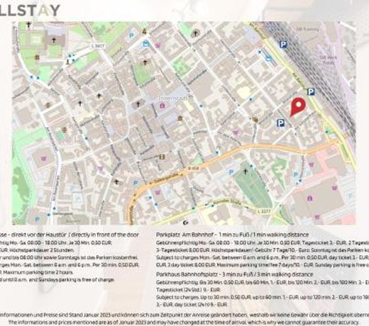 DWELLSTAY - Premium Wohnung I 95qm I 3 Schlafzimmer I großes Bad I Küche I Wohnzimmer I TV