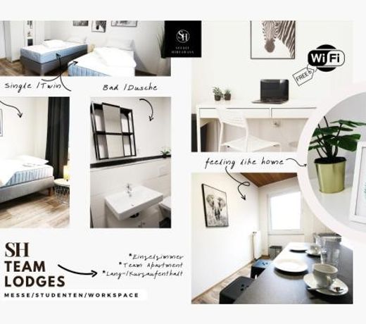 SH Team Lodges 4 Apartments fur Monteure l Studenten l Messebesuch l GeschÃ¤ftsreise