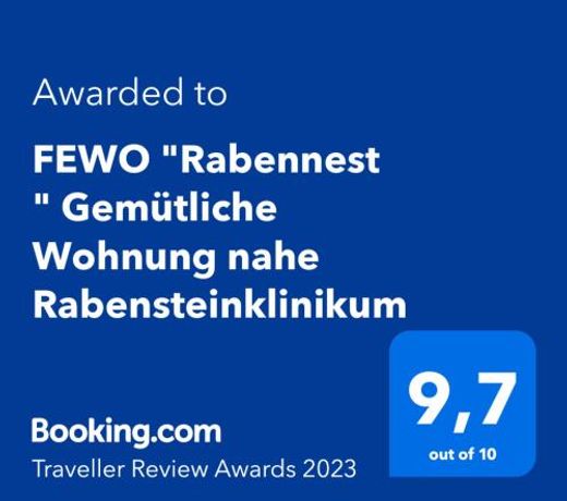 FEWO "Rabennest " Gemutliche Wohnung nahe Rabensteinklinikum - kein separates Schlafzimmer, Studiowohnung