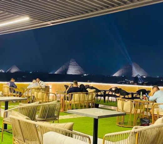 Golden mask pyramids inn