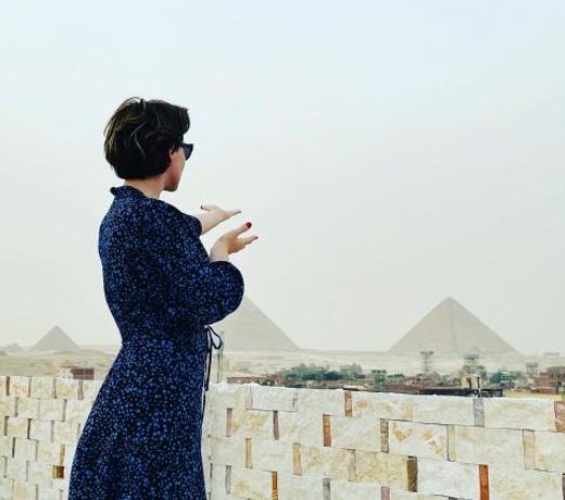 Golden mask pyramids inn