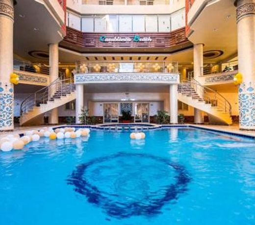 Casablanca beach resort, first line, with private beach and swimming pools,hurghada