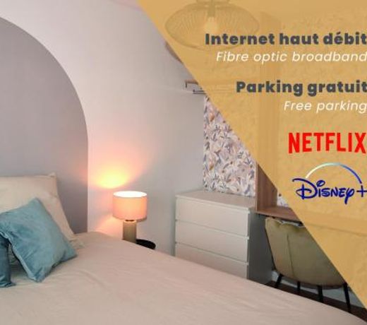 Les Chambres de Troyes - Parking Free Fibre Netflix