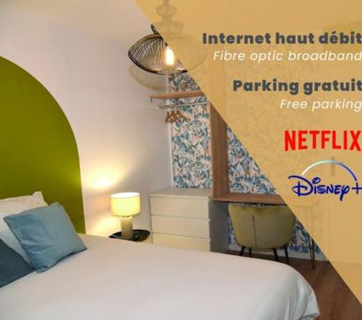 Les Chambres de Troyes - Parking Free Fibre Netflix
