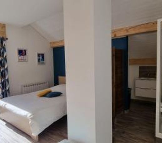 Mont Bivouac, chambre,entrée et Sdb privée,balcon vue MtBlanc