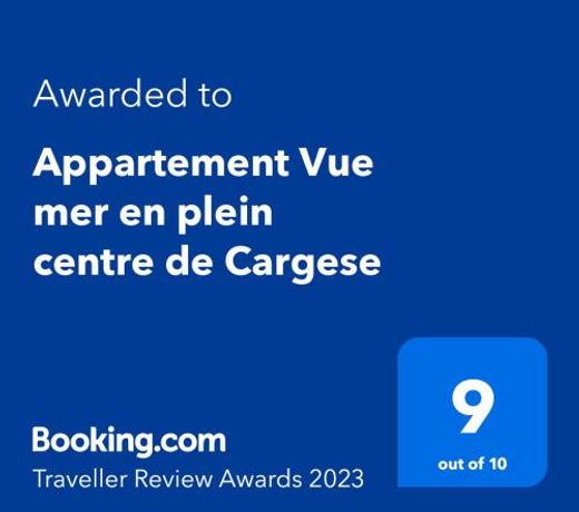Appartement Vue mer en plein centre de Cargese