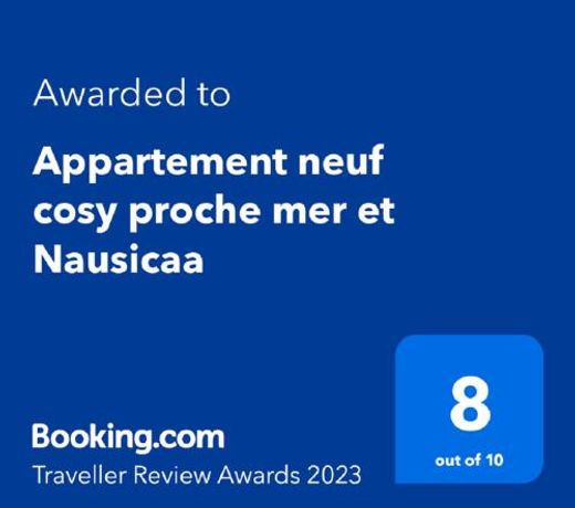 Appartement neuf cosy proche mer et Nausicaa