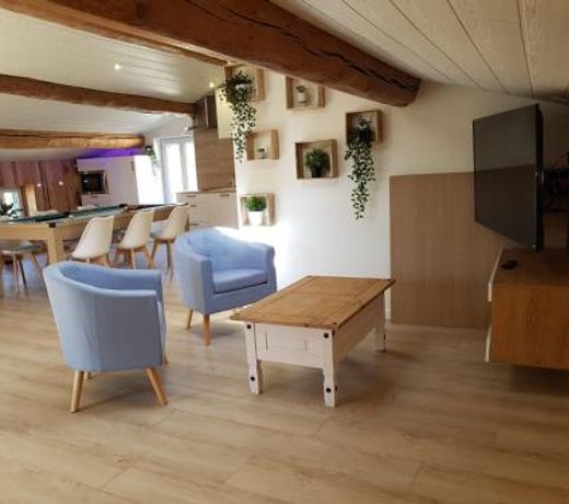 La Vigne d'AubiÃ¨re, Spa/Balneo, Billard,Lit 2mx2m