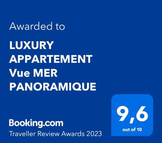 LUXURY APPARTEMENT Vue MER PANORAMIQUE