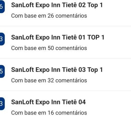 SanLoft Expo Inn TietÃª 03 Top 1